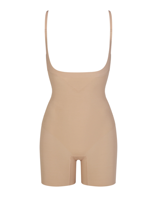 Open-Bust Mid-Thigh Bodysuit