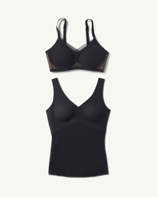 CrossOver Bra + LiftWear Tank Bundle