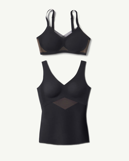 CrossOver Bra + LiftWear Tank Bundle